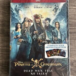 Disney Pirates of the Caribbean DVD - Red and Blue Cover